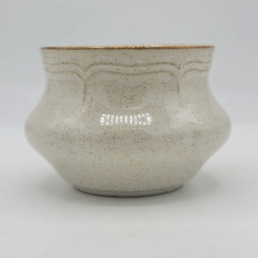 Ironstone Japan Creamer + Hearthside Baroque Sugar Bowl Speckled 70s Tableware